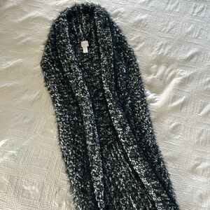 Chico’s open cardigan.